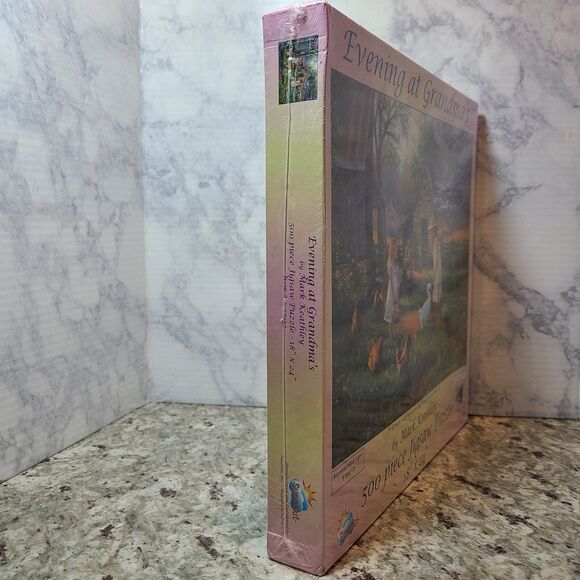 Sunsout evening at grandma's 500 pc jigsaw puzzle New Sealed 18"x24" - Picture 4 of 4